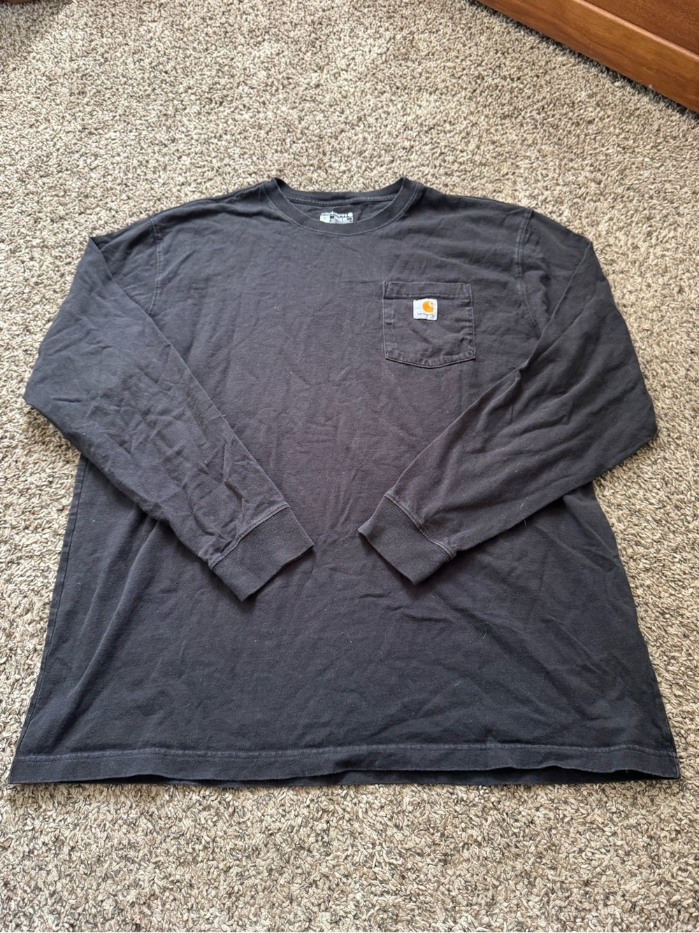 Carhartt Long-Sleeve Pocket Tee - Black